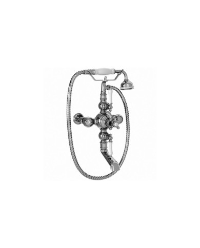 Thermostatique Bain/Douche mural avec douchette - Thetis Margot