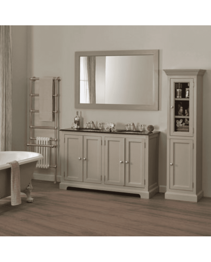 Meuble lavabo 2 vasques et miroir Bristol Aqua Prestige