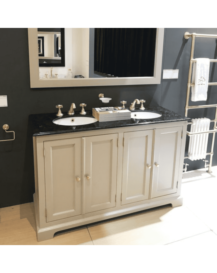 Meuble lavabo 2 vasques et miroir Bristol Aqua Prestige