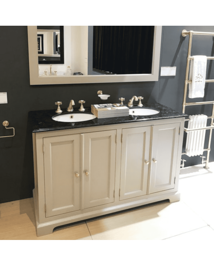 Meuble lavabo 2 vasques et miroir Bristol Aqua Prestige