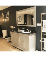 Meuble lavabo 2 vasques et miroir Bristol Aqua Prestige