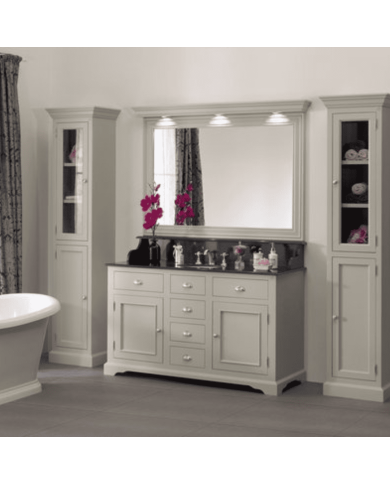 Meuble lavabo 1 vasque et miroir Carlton Aqua Prestige