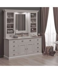 Meuble lavabo 1 vasque et miroir Chelsea Aqua Prestige