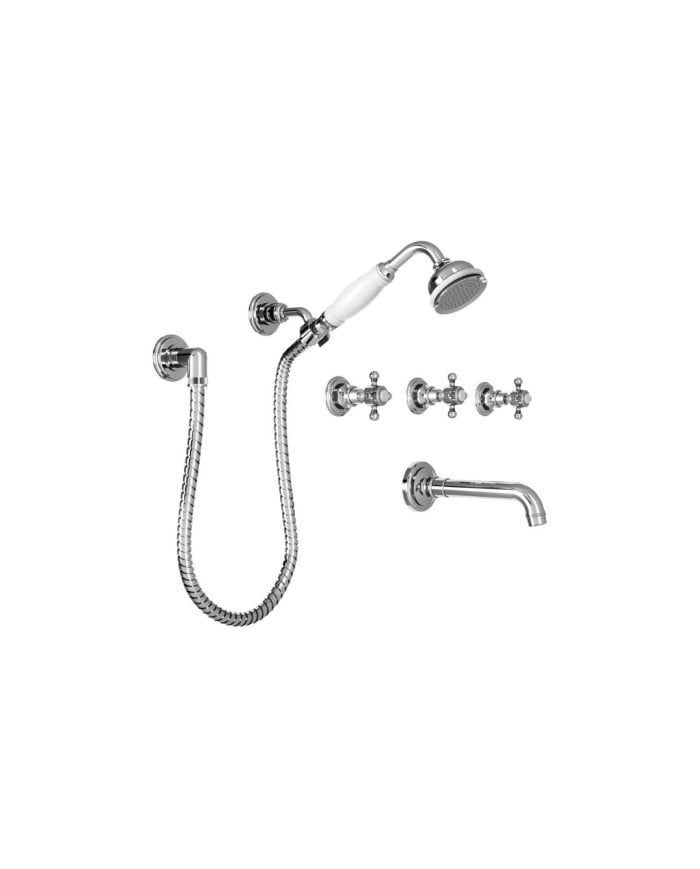 Mélangeur baignoire mural avec inverseur Thetis Margot