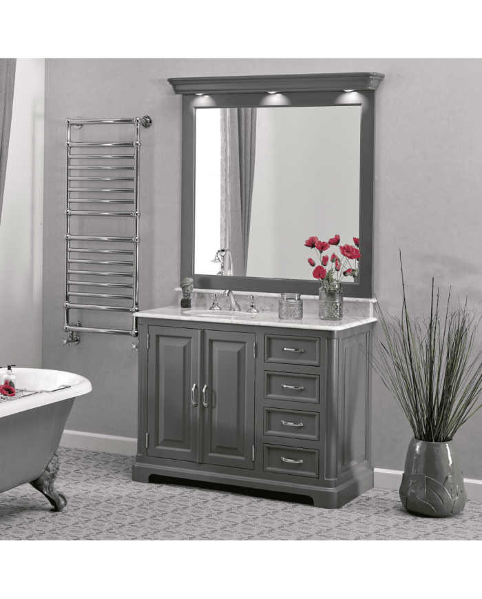 Meuble lavabo 1 vasque et miroir Regent 118 Aqua Prestige