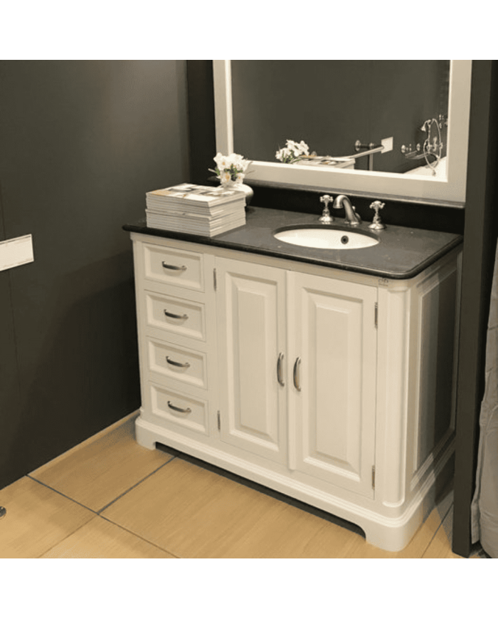 Meuble lavabo 1 vasque et miroir Regent 118 Aqua Prestige