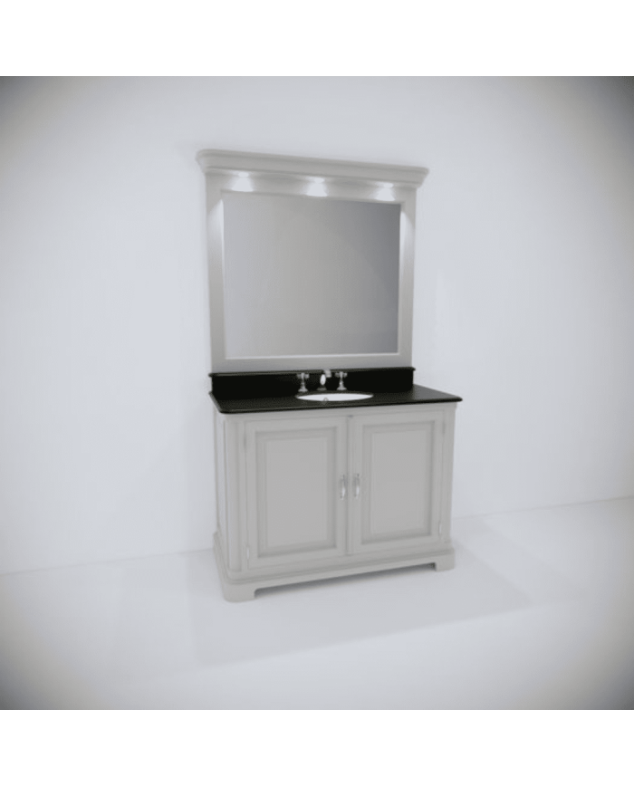 Meuble lavabo 1 vasque et miroir Regent 121 Aqua Prestige