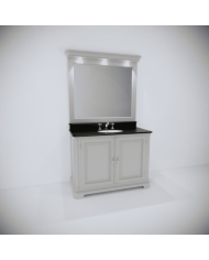 Meuble lavabo 1 vasque et miroir Regent 121 Aqua Prestige