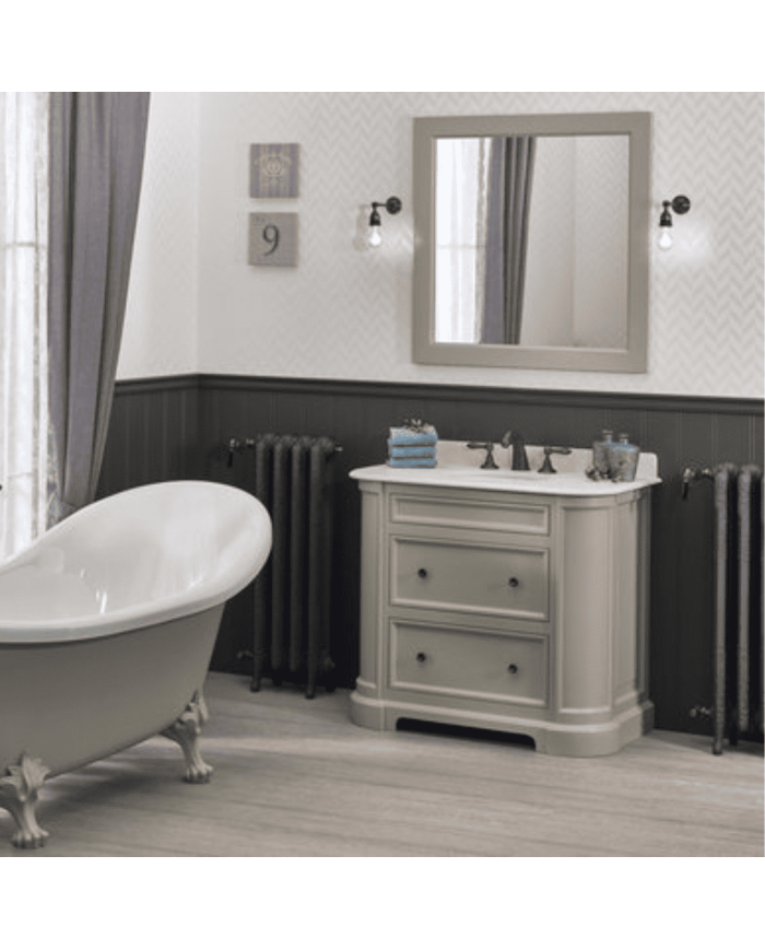 Meuble 1 vasque et miroir Elysée 99 Aqua Prestige