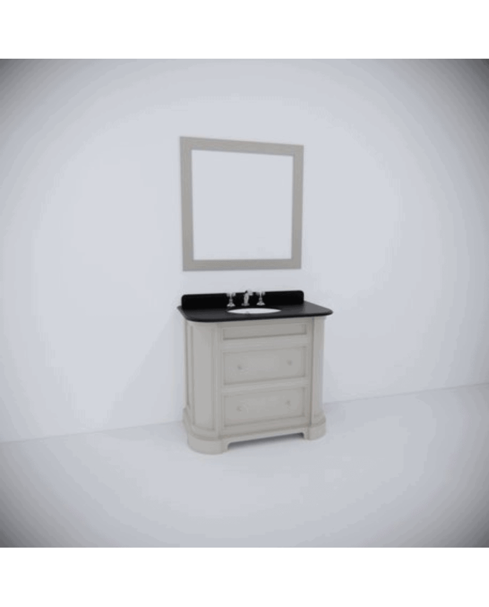 Meuble 1 vasque et miroir Elysée 99 Aqua Prestige