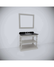 Meuble 1 vasque et miroir Orléans Aqua Prestige