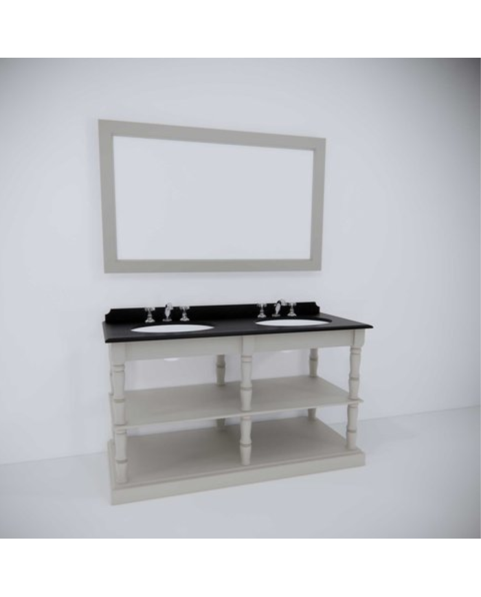 Meuble 2 vasques et miroir Orléans Aqua Prestige