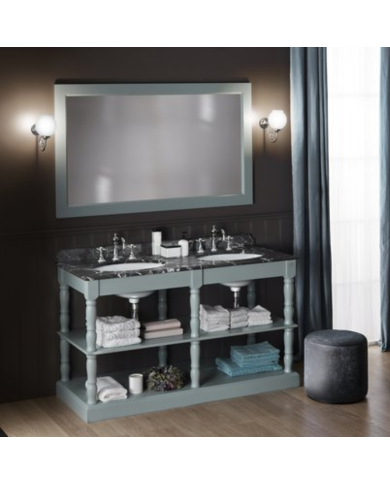 Meuble 2 vasques et miroir Orléans Aqua Prestige