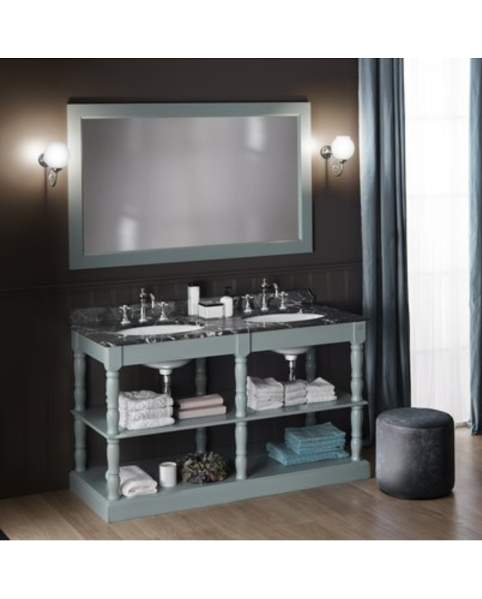 Meuble 2 vasques et miroir Orléans Aqua Prestige