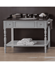 Meuble 1 vasque et miroir Louis Philippe Aqua Prestige