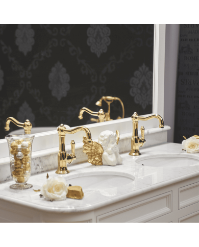 Meuble 2 vasques et miroir Elysée 148 Aqua Prestige