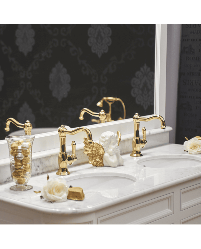 Meuble 2 vasques et miroir Elysée 148 Aqua Prestige