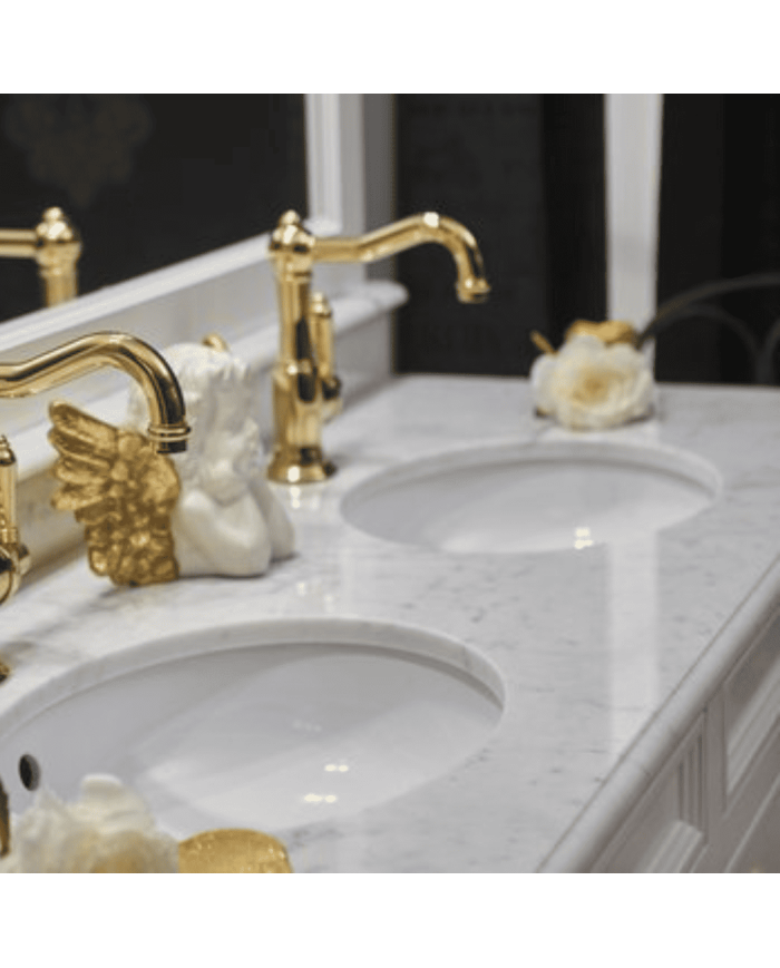 Meuble 2 vasques et miroir Elysée 148 Aqua Prestige