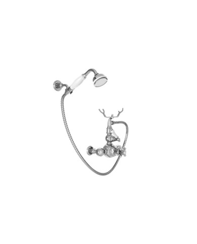 Thermostatique douche avec crochet et sup. tél.- Thetis Margot