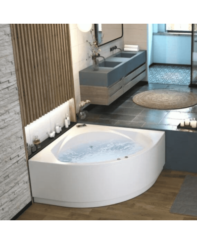 Baignoire balnéo d'angle 140x140 - Otea - Kinedo