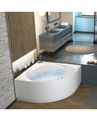 Baignoire balnéo d'angle 140x140 - Otea - Kinedo