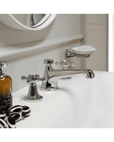 Mélangeur lavabo en croix + aérateur - Agora - Zucchetti