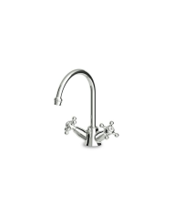 Mélangeur lavabo monotrou croix bec fixe - Agora - Zucchetti