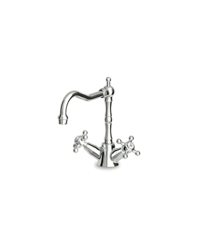 Mélangeur lavabo 3 trous bec fixe - Agora - Zucchetti