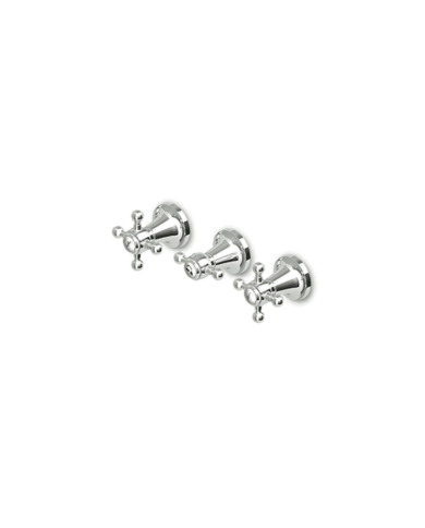 Mélangeur bain-douche mural en croix - Agora - Zucchetti