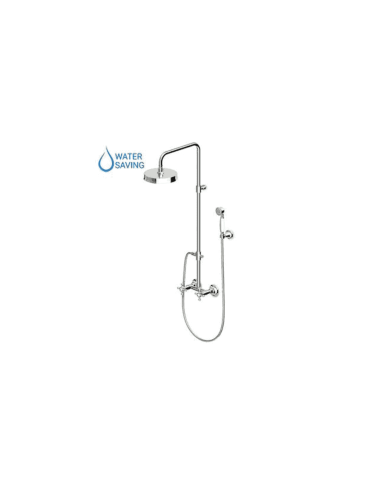 Colonne douche + mélangeur croix - Agora - Zucchetti