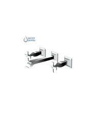 Mélangeur lavabo mural croix + aérateur - Bellagio - Zucchetti