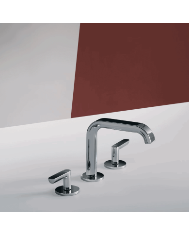Mélangeur lavabo 3 trous - Icona Deco - Fantini Mélangeur lavabo 3 trous - Icona Deco - Fantini