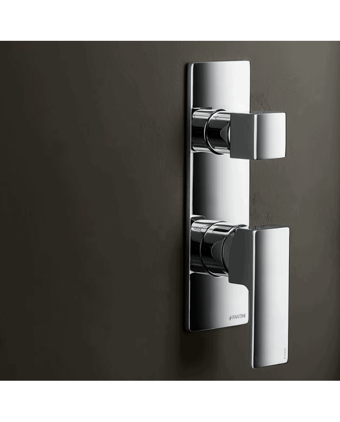 Mitigeur plaque à encastrer - Mint - Fantini