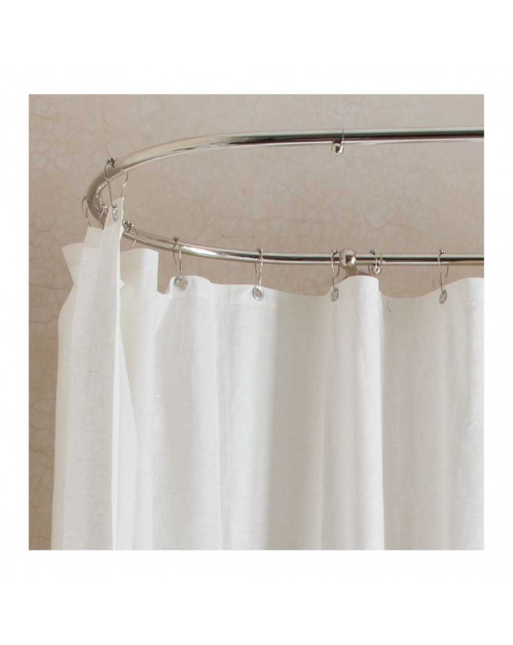 Porte rideau de douche pour baignoire L154 - Tradition Margot