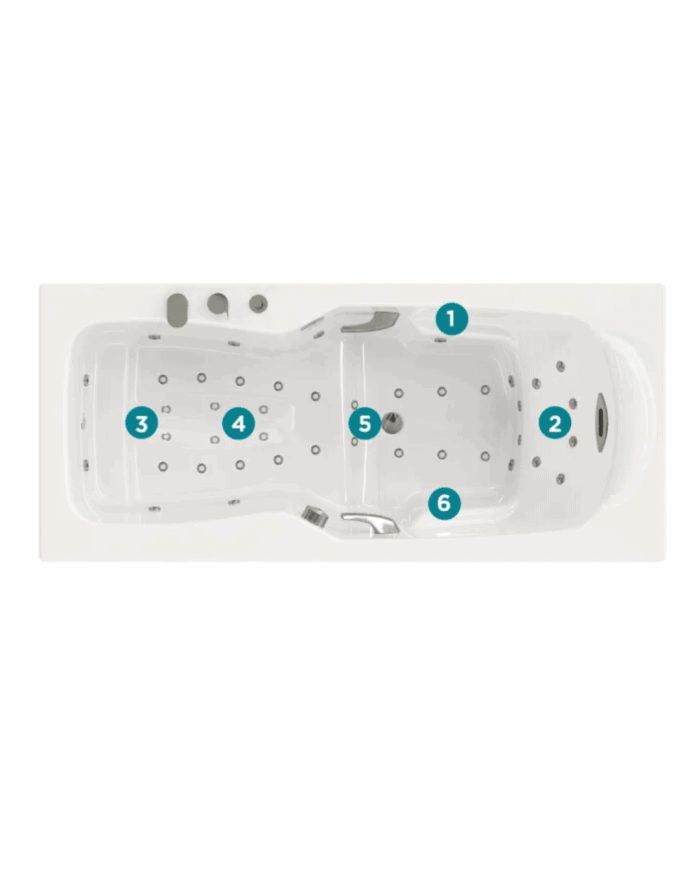 Baignoire balnéo - Kineplus - Kinedo