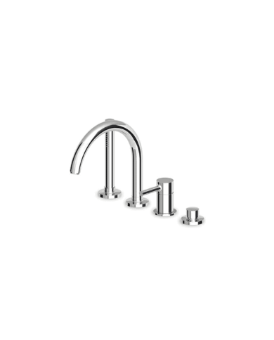 mitigeur bain douche zucchetti | Pan 4 trous
