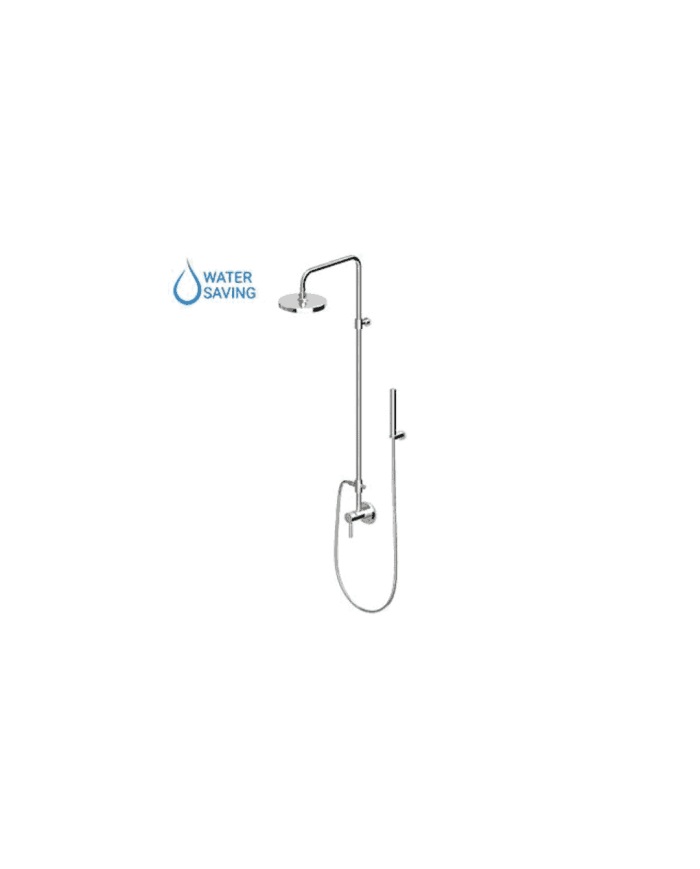 Colonne de douche avec mitigeur mural - Pan - Zucchetti