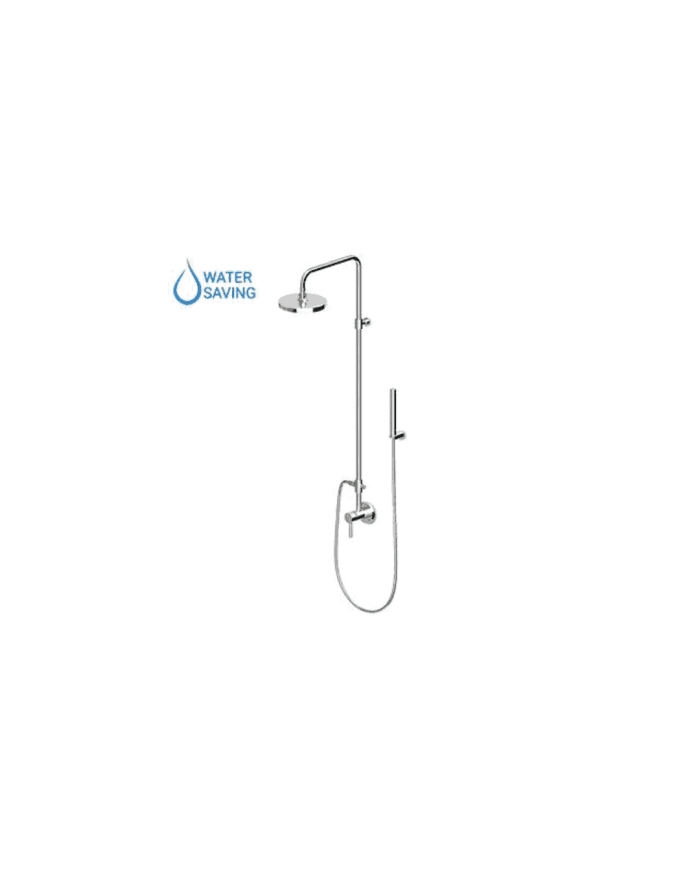 Colonne de douche avec mitigeur mural - Pan - Zucchetti