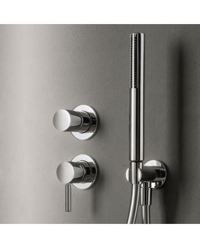 set douche nostromo fantini | Mitigeur thermostatique encastré