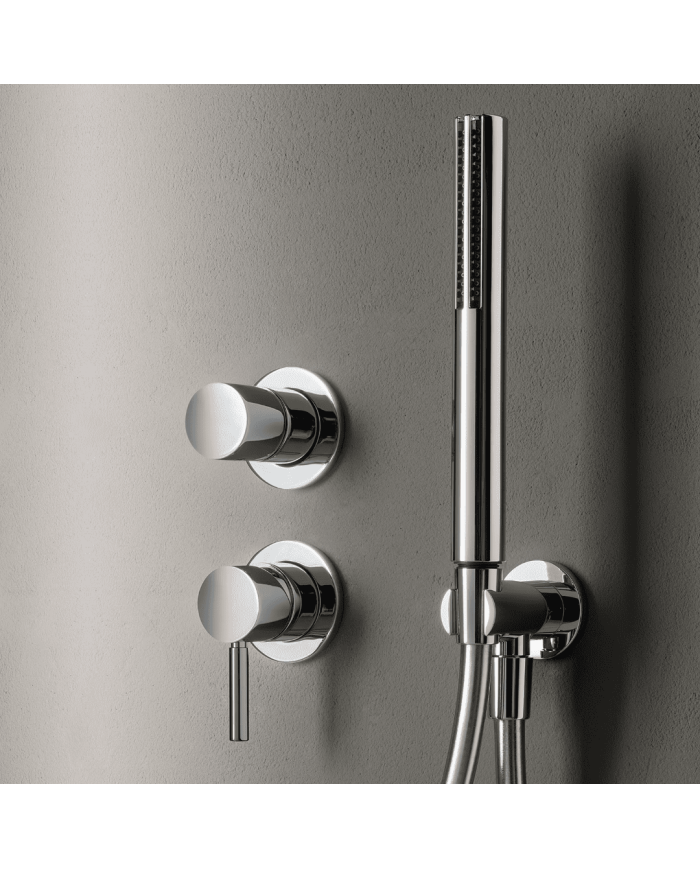 set douche nostromo fantini | Mitigeur thermostatique encastré