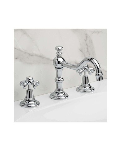 Mélangeur de lavabo 3 trous - Série 1900 Margot