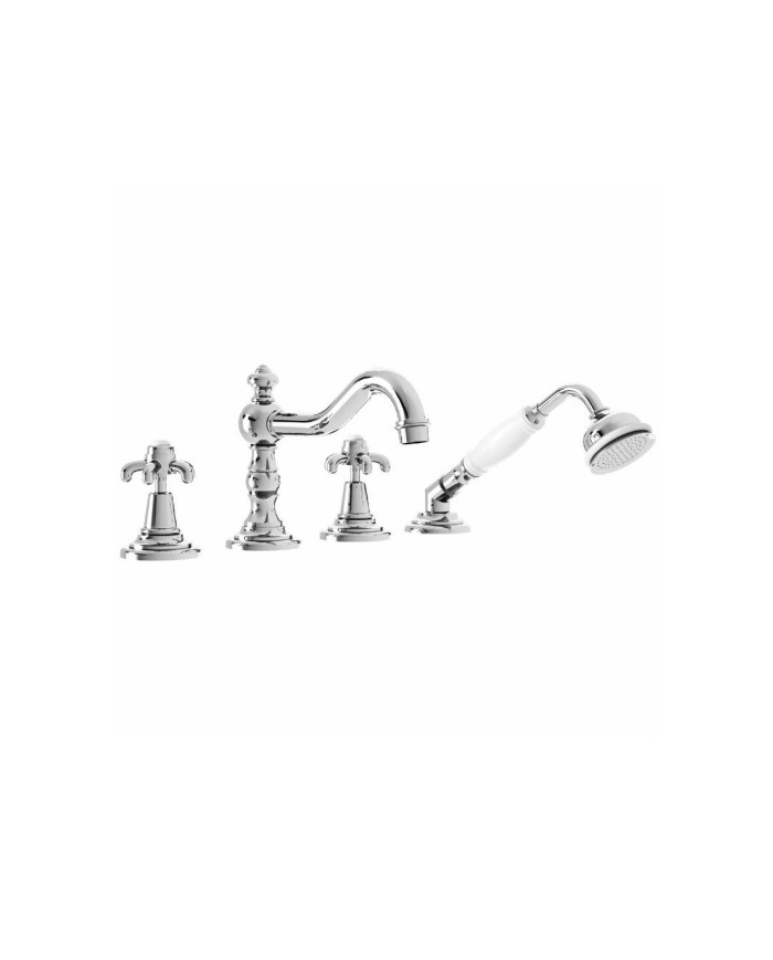 Mélangeur bain-douche 4 trous - Serie 1900 Margot