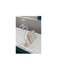 Grille porte savon livre baignoire Bleu Provence Grille porte savon livre baignoire Bleu Provence