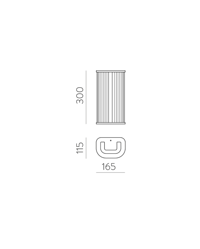 Applique murale Diva ACB | Luminaire rétro étanche