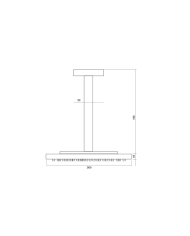 Tête douche design 300mm bras encastré plafond Cifial Tête douche design 300mm bras encastré plafond Cifial