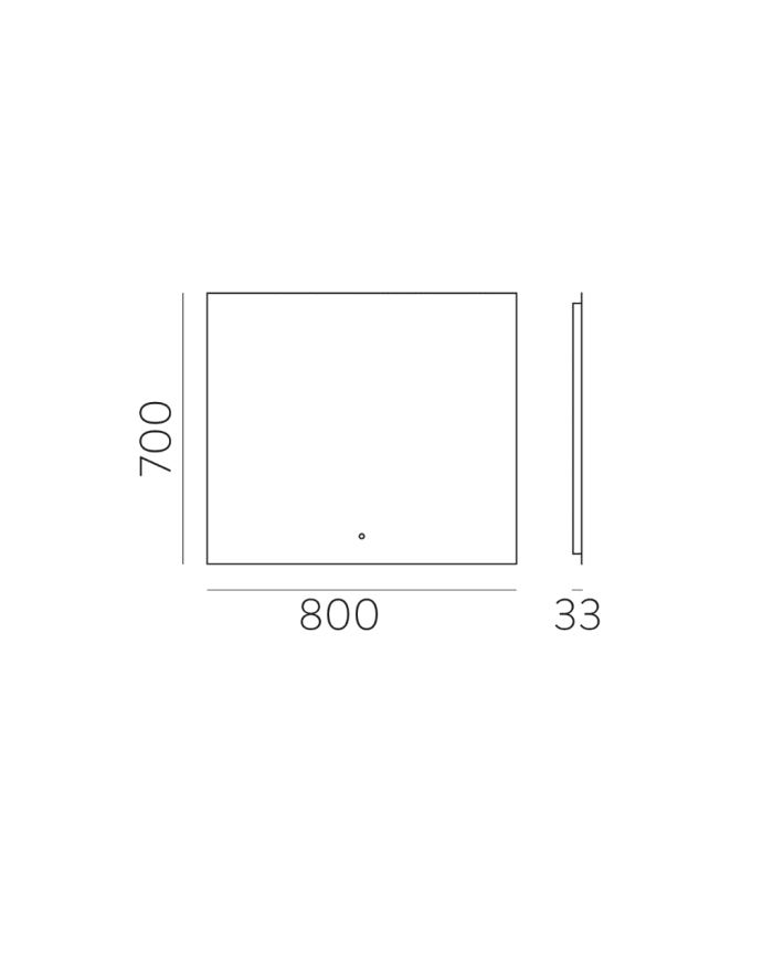 Miroir lumineux Estela 80 | ACB Lighting