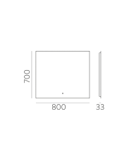 Miroir lumineux Estela 80 | ACB Lighting