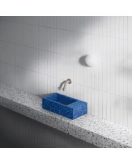 Lave-mains bleu nuit 36cm Flush 3 Clou Lave-mains bleu nuit 36cm Flush 3 Clou