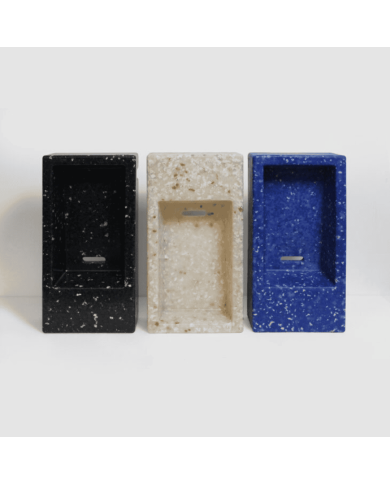 Lave-mains bleu nuit 36cm Flush 3 Clou Lave-mains bleu nuit 36cm Flush 3 Clou