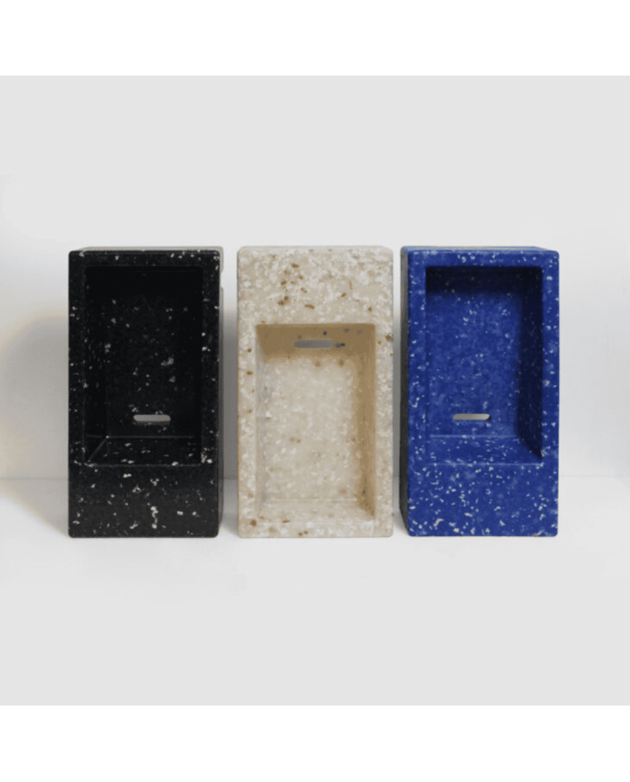 Lave-mains bleu nuit 36cm Flush 3 Clou Lave-mains bleu nuit 36cm Flush 3 Clou